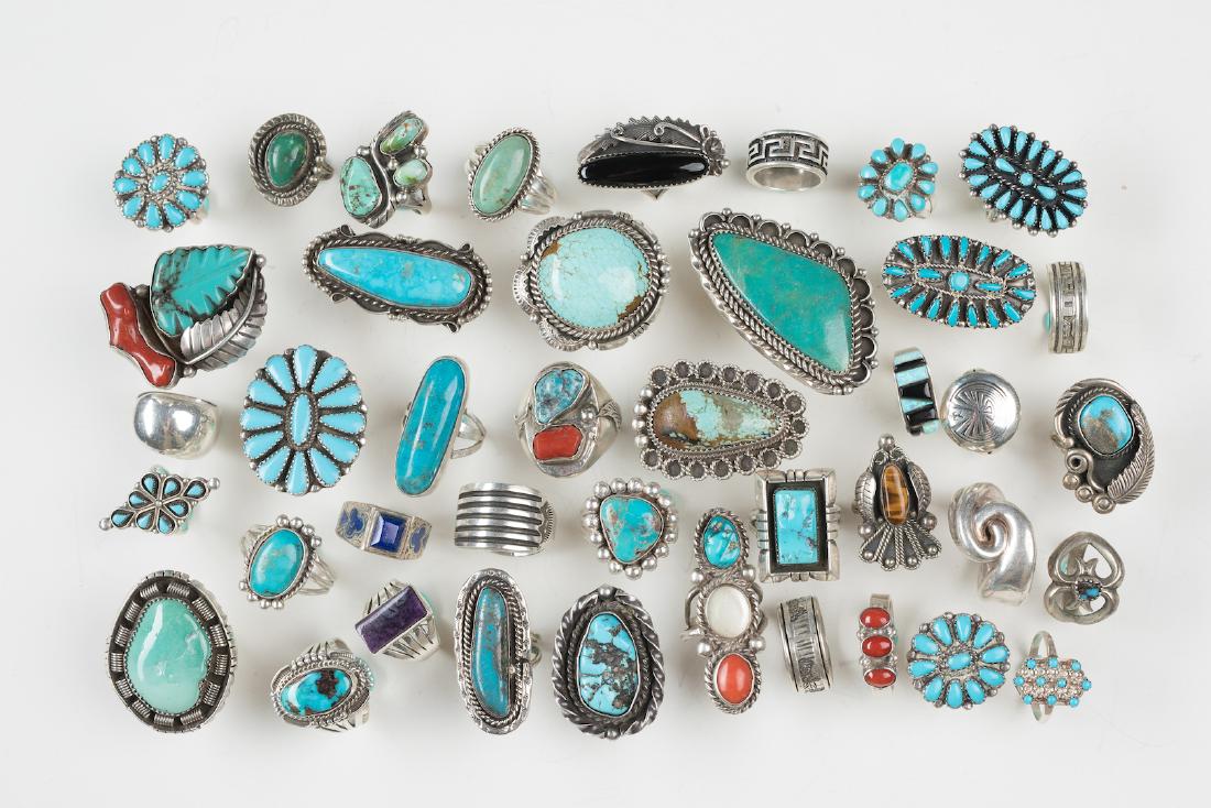 Vintage  Ring Lot of 40 (1 of 3)