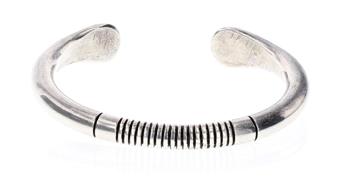 PJ Plain Silver Bracelet (1 of 3)
