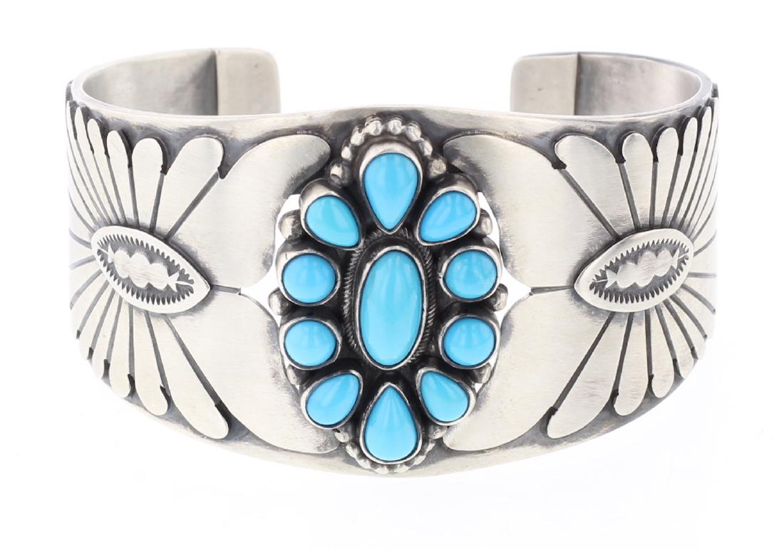 Mark Yazzie Sleeping Beauty Turquoise Contemporary (1 of 3)