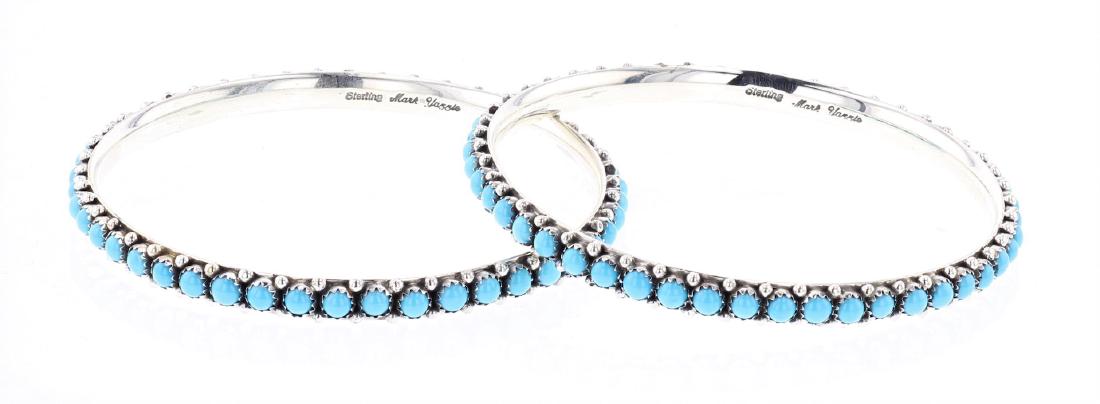 Mark Yazzie Contemporary Sleeping Beauty Turquoise (1 of 2)