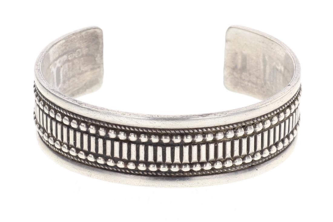 Heavy Overlay Row Cuff Bracelet (1 of 3)