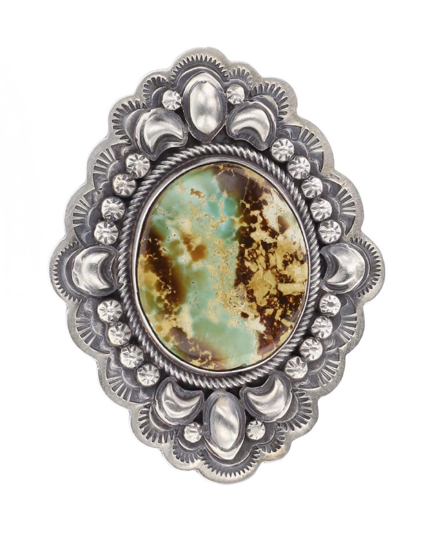 Royston Turquoise Stamp Out Ring (1 of 3)