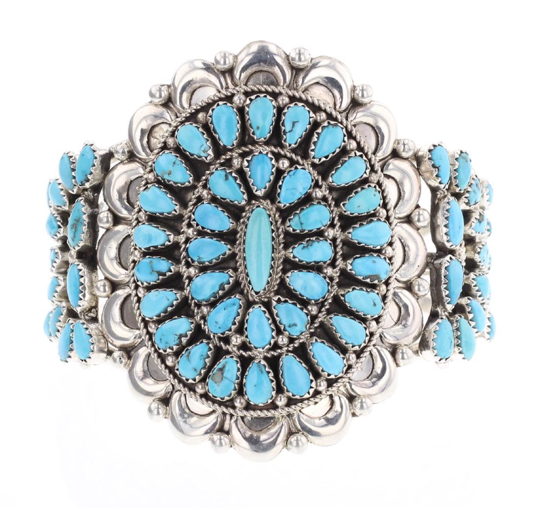 Turquoise Cluster Bracelet (1 of 3)