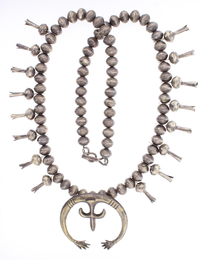 Old Pawn Large Squash Blossom Necklace (1 of 2)