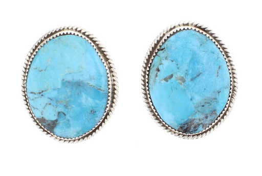 Geraldine Yazzie Vintage Turquoise Post Earrings