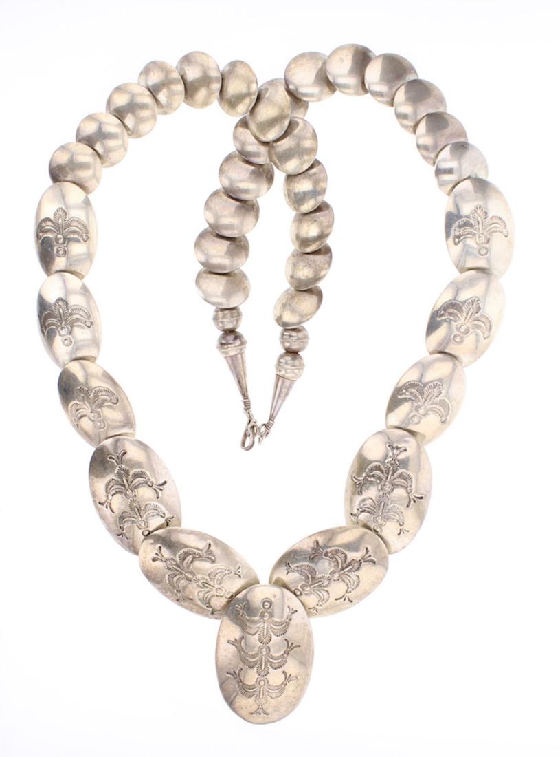 Old Pawn Maze Handmade Disc Necklace (1 of 2)