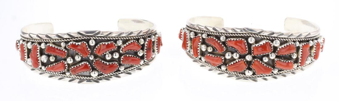 Irvin Chee Coral Vintage free from Cluster Cuff (1 of 3)