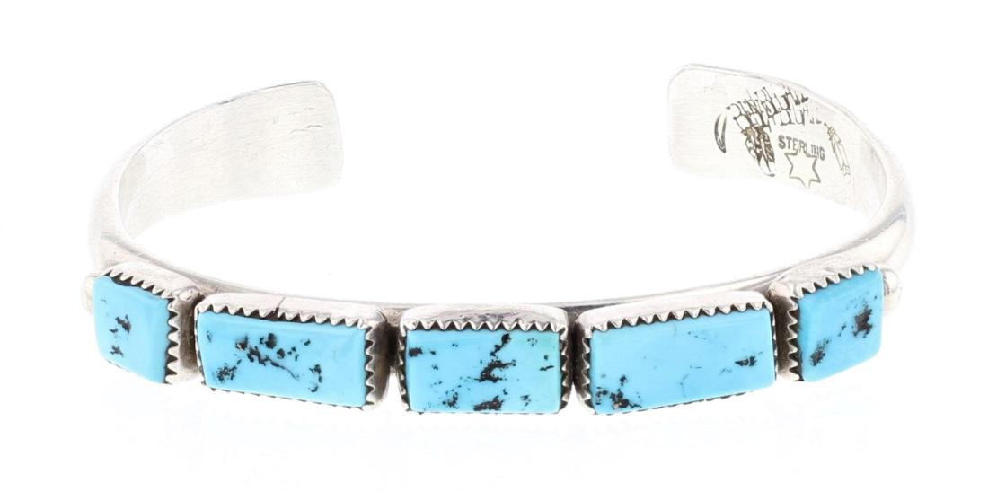 Vintage Turquoise Cuff Bracelet (1 of 3)