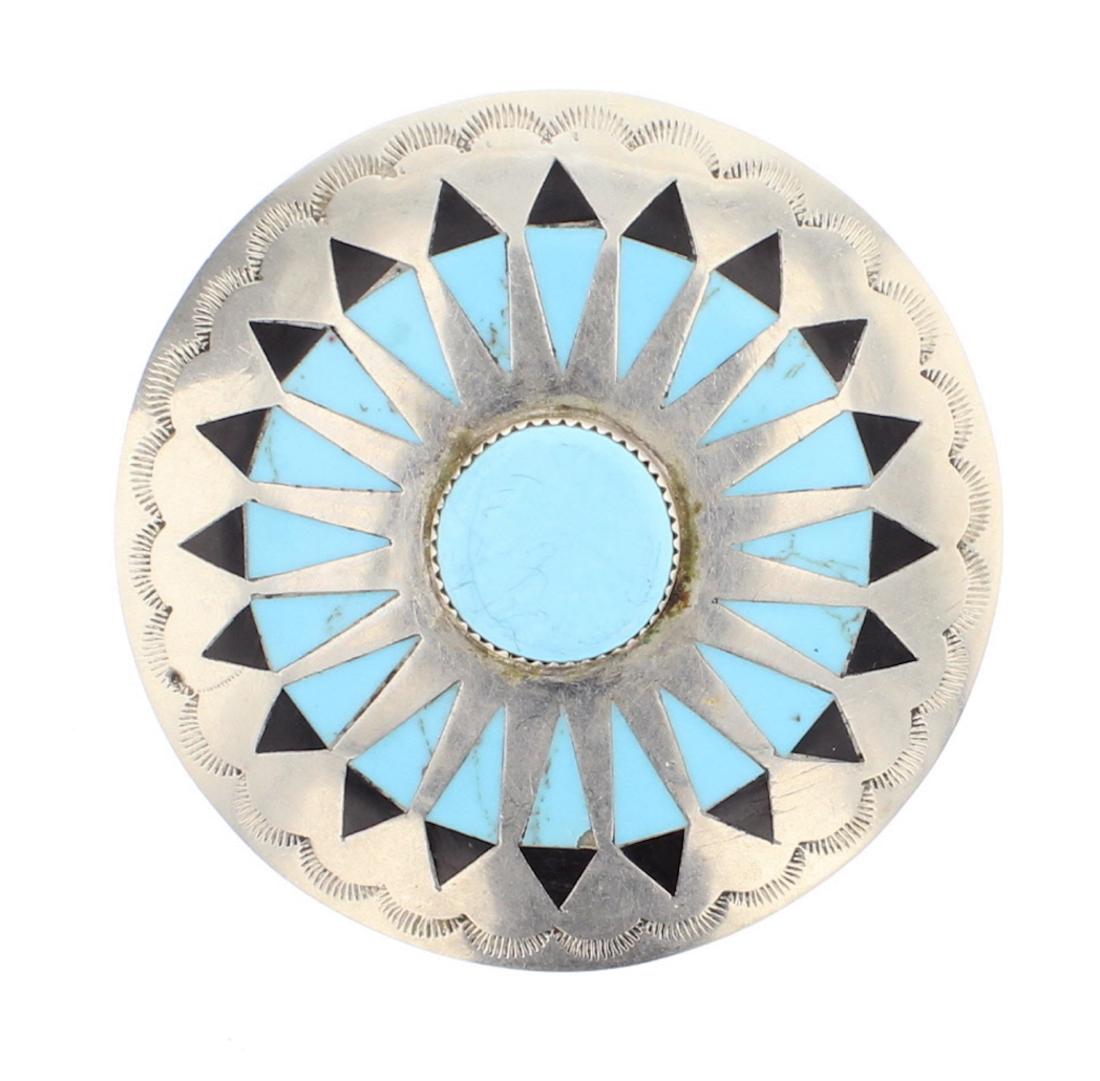 Silago Vintage Turquoise Pin (1 of 2)