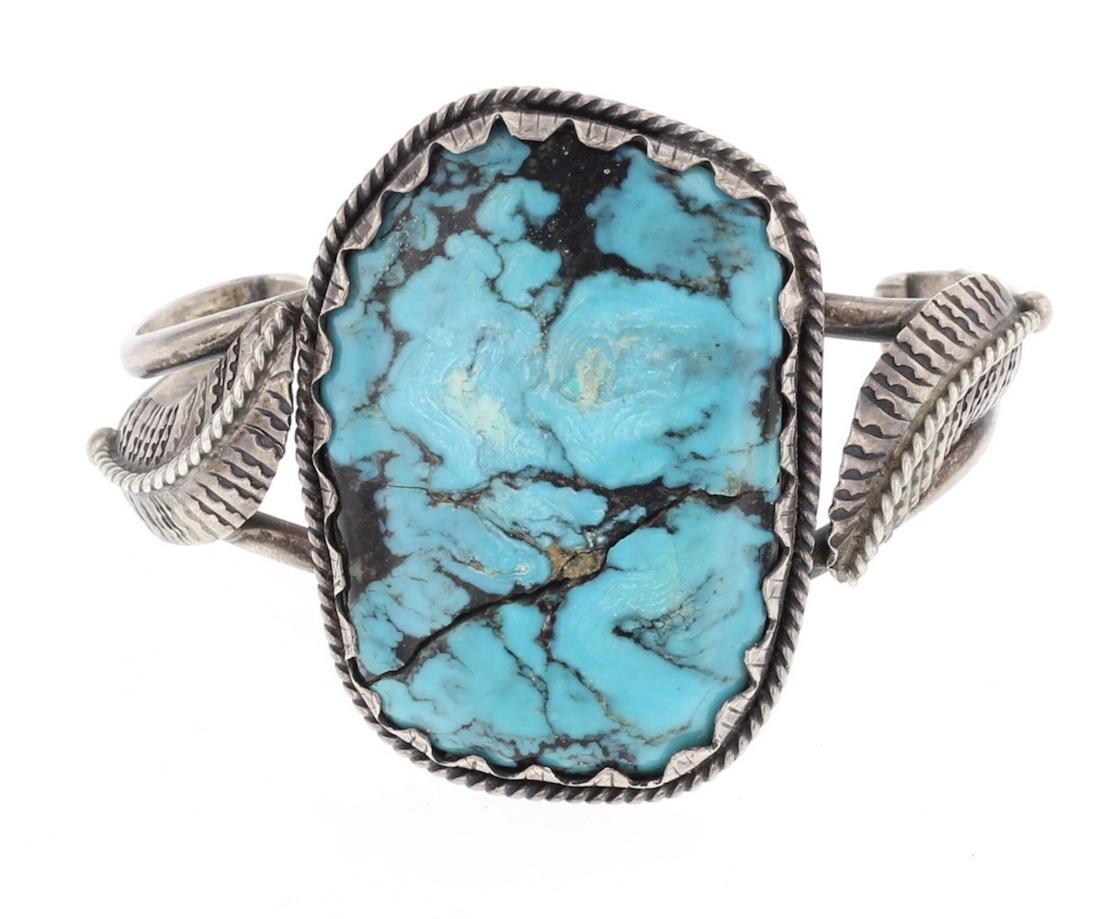 Monroe Ashley Vintage Feather Cuff Bracelet (1 of 3)