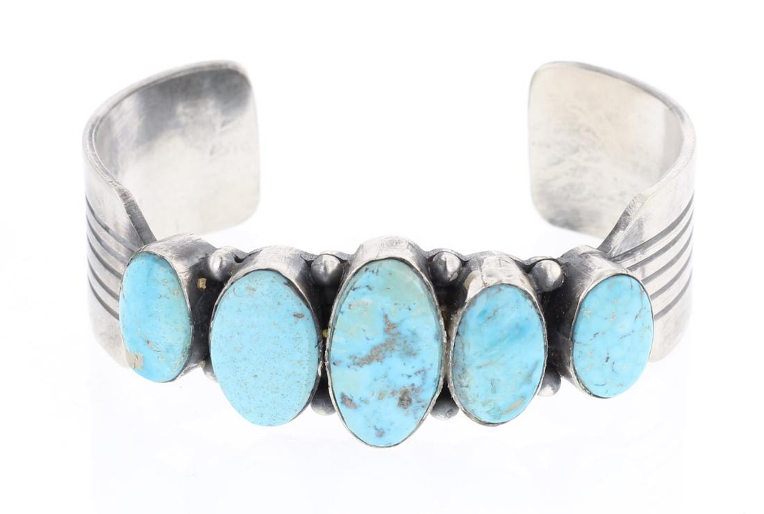 Paul Livingston Vintage Row Cuff Bracelet (1 of 3)