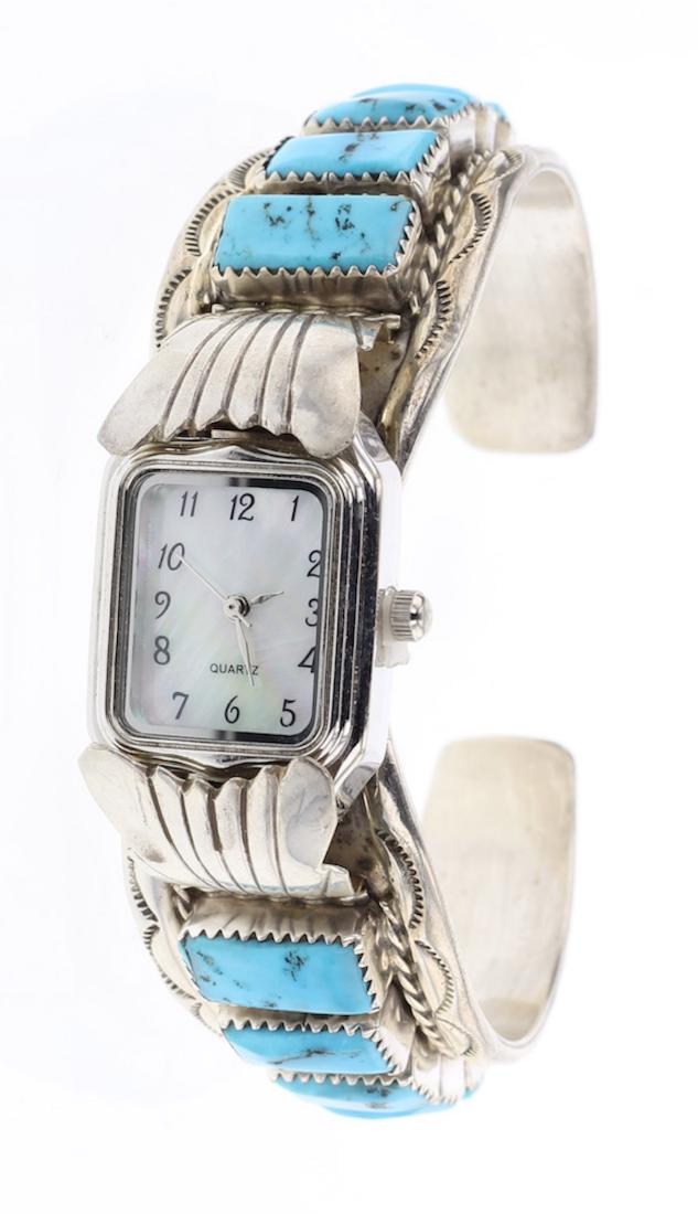 Vintage Turquoise Watch Bracelet (1 of 3)