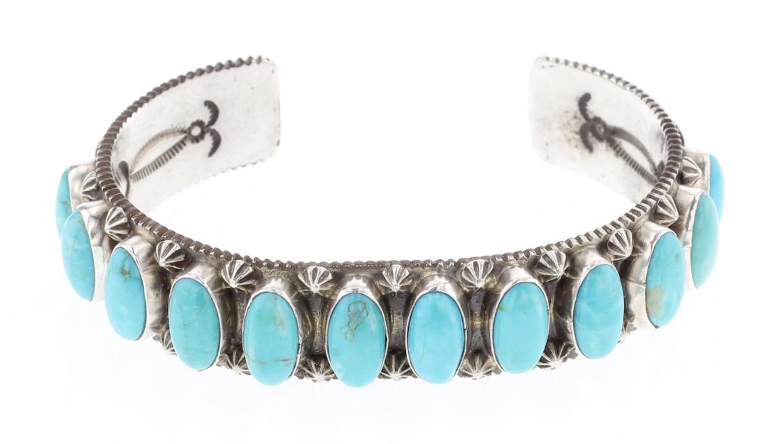 Randall Tom Vintage Row Cuff Bracelet (1 of 3)