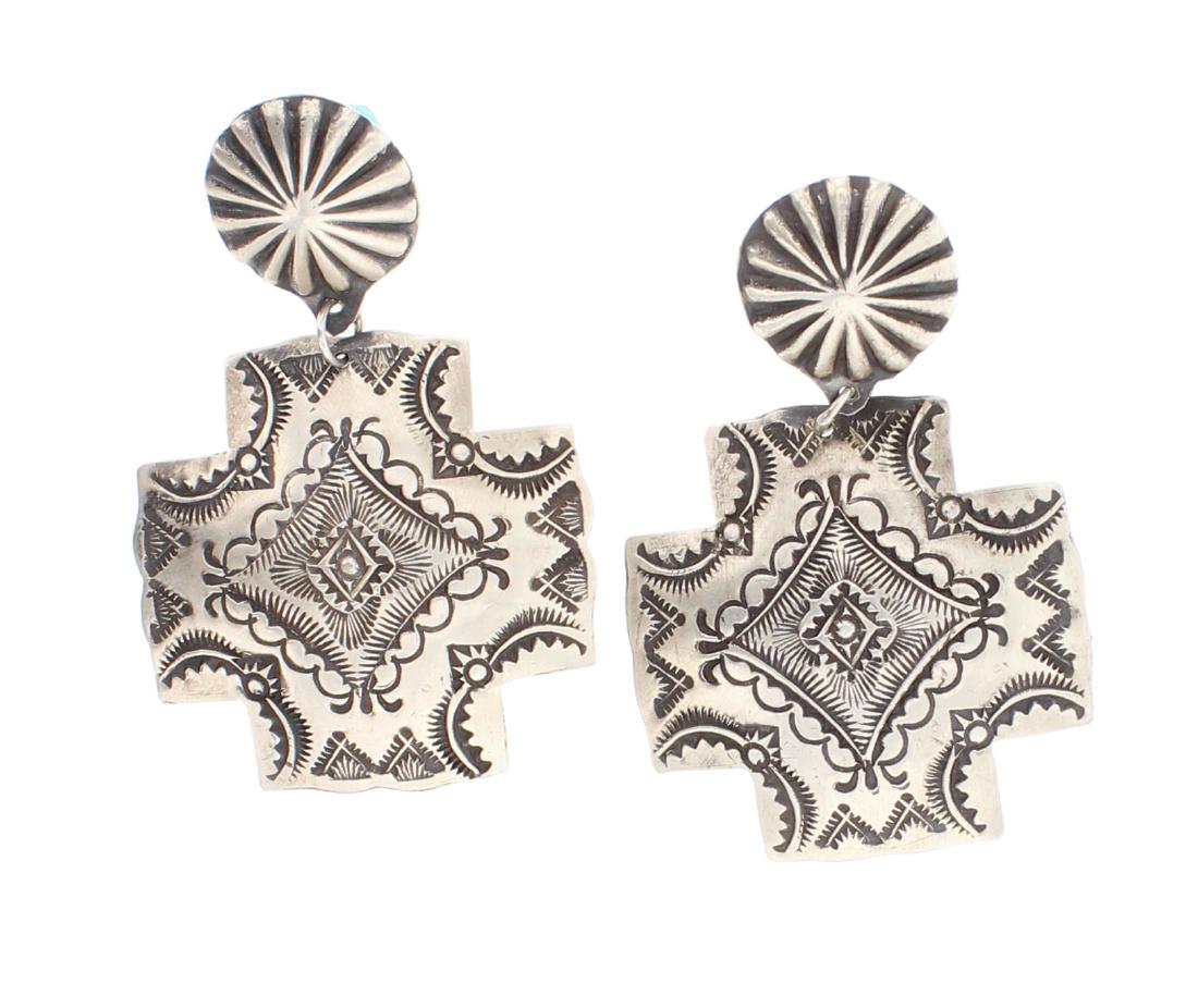 Heavy Stamp Post Earrings (1 of 2)