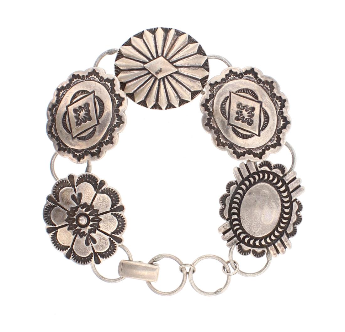 Delbert Delgarito Vintage Stamp Link Cuff Bracelet (1 of 2)