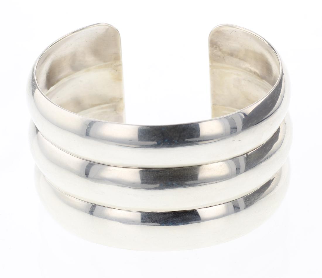 Contemporary Row Cuff Bracelet (1 of 3)