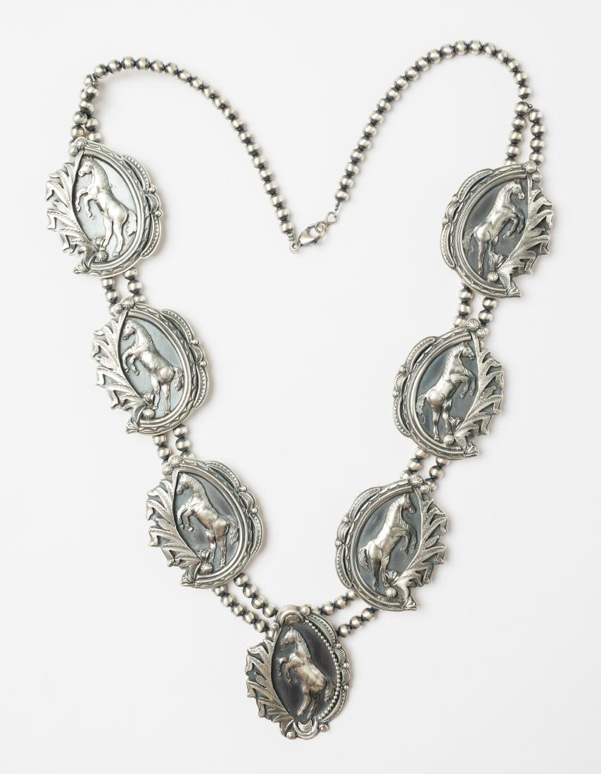 Larry Martinez Chavez Contemporary Horse Plate Necklace (1 of 2)