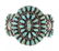 Old Pawn Turquoise Original Cluster Cuff Bracelet