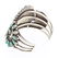 Old Pawn Turquoise Original Cluster Cuff Bracelet - 2