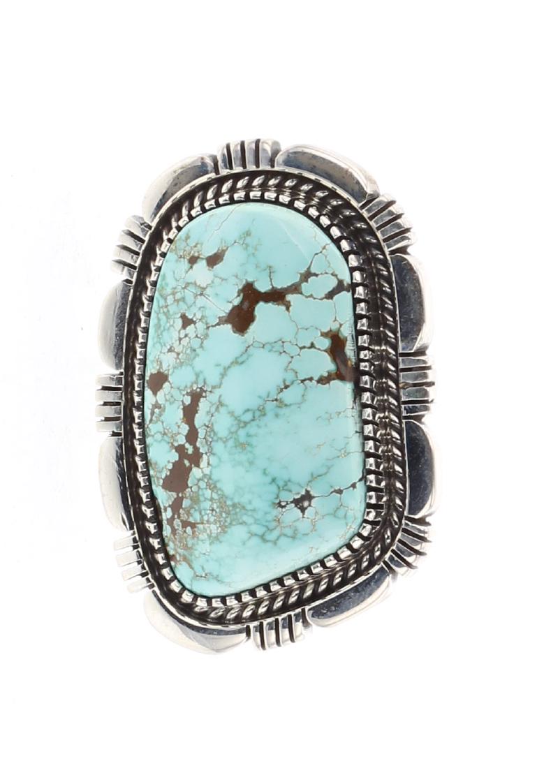 Ray Bennett Contemporary Turquoise Large Stone Ring (1 of 3)