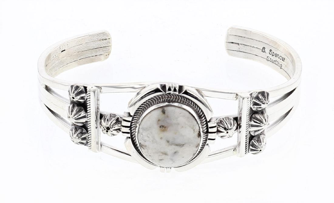 Esther Spencer White Buffalo Contemporary Cuff Bracelet (1 of 3)