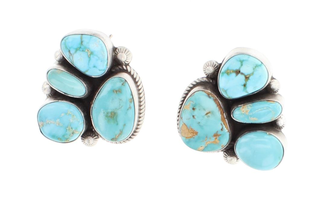 Etta Endito Carrico Lake Turquoise Cluster Post (1 of 2)