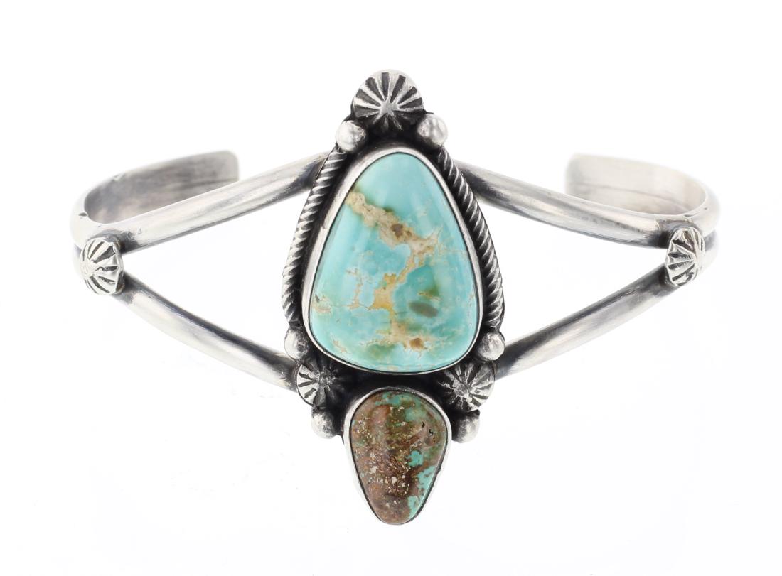 Pansy Johnson Turquoise Cuff Bracelet (1 of 3)