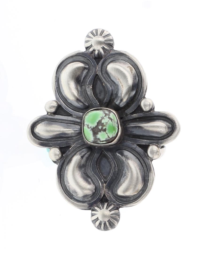 Darrin Livingston Carrico Lake Turquoise Stamp out Ring (1 of 4)