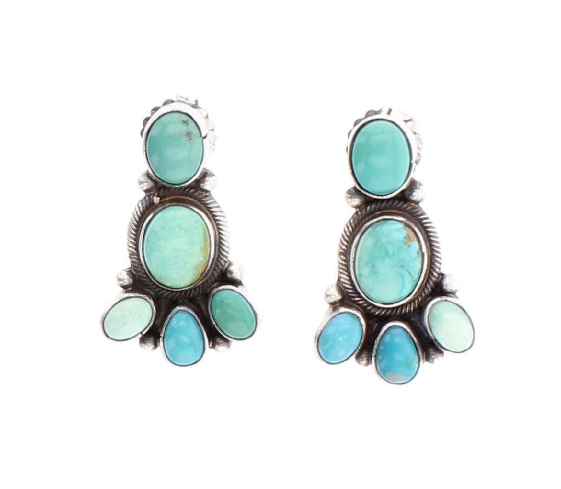Turquoise Post Earrings (1 of 2)