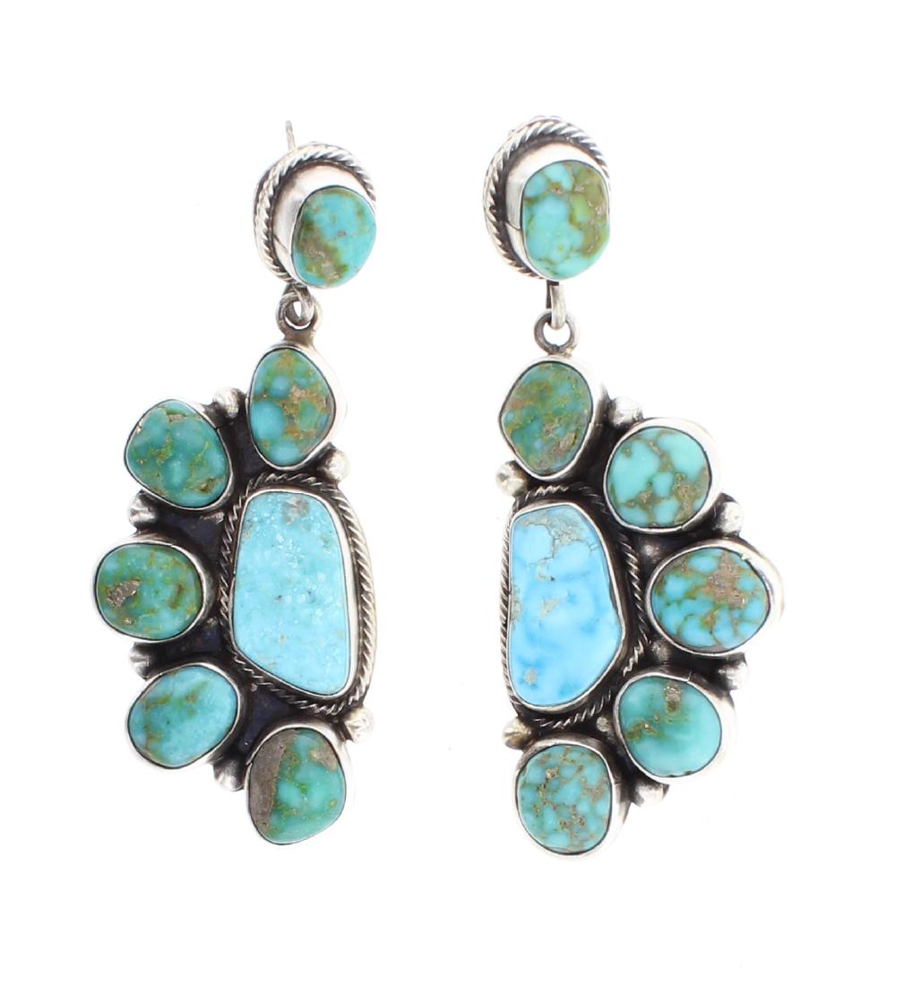 Elanor Largo Kingman Turquoise Post Earrings (1 of 2)
