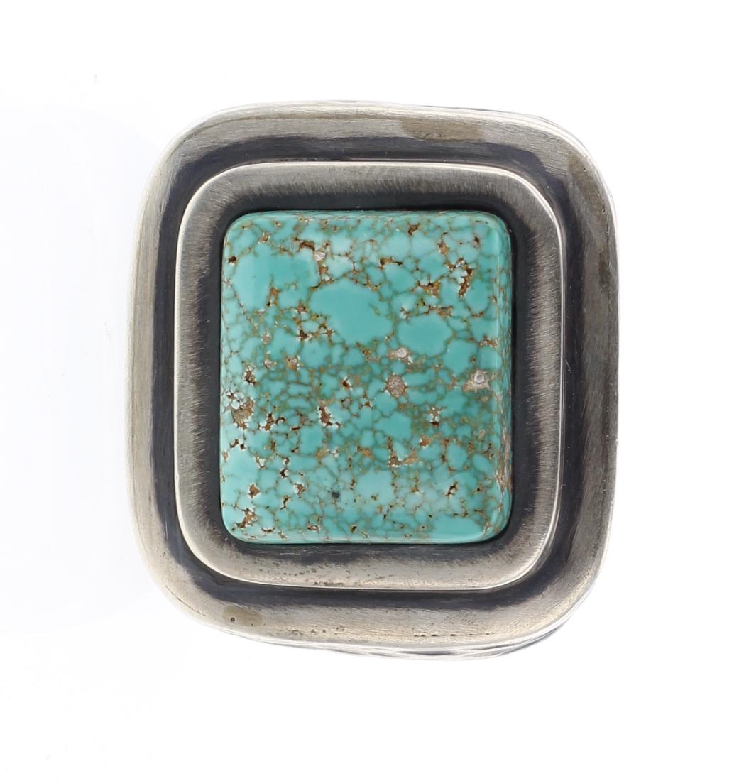 Ernest Bilagody Sr. Early Work Square Overlay Hammered (1 of 4)