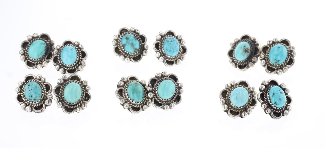 Jimmy Emerson Post Earrings Lot of Six Pairs (1 of 2)