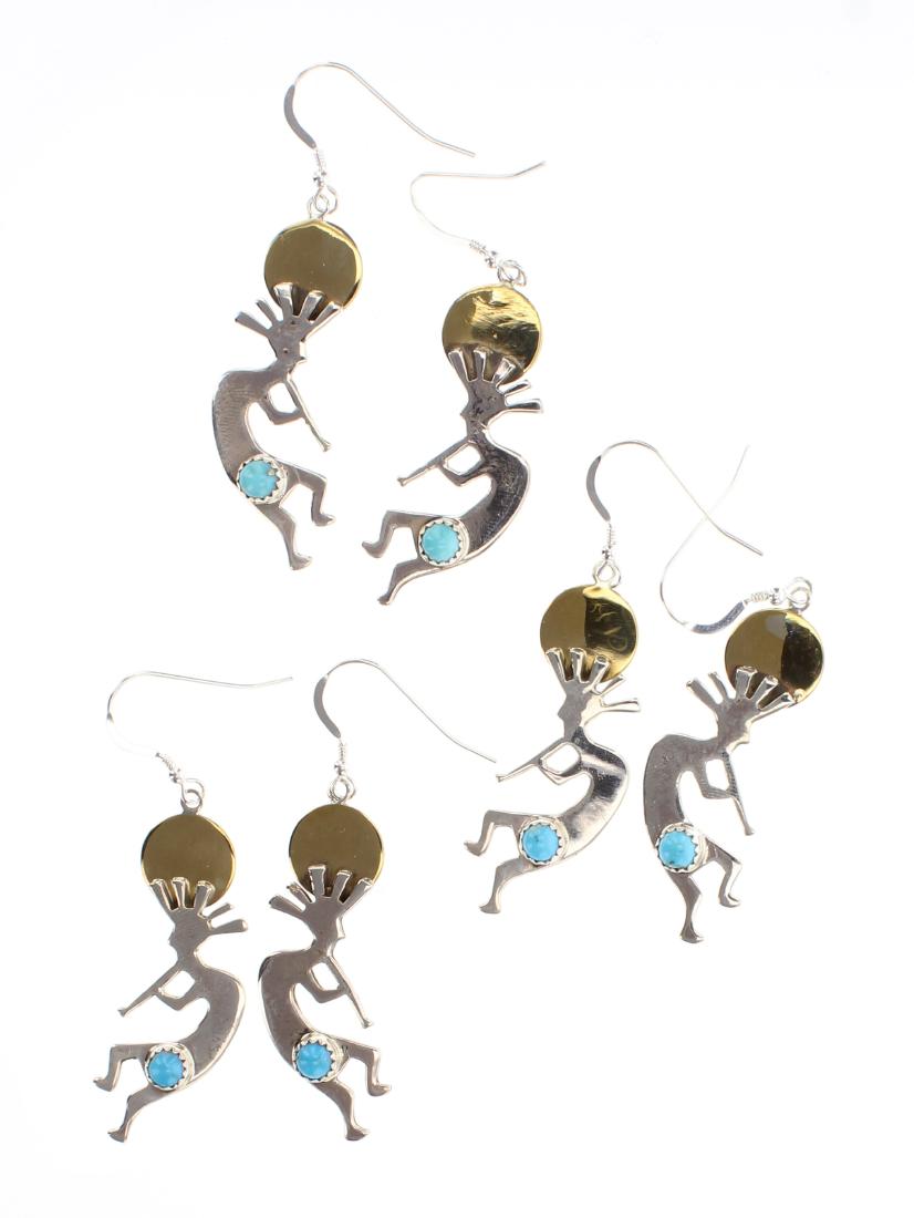 Garrison Boyd Turquoise Kokopelli Turquoise Earrings (1 of 2)