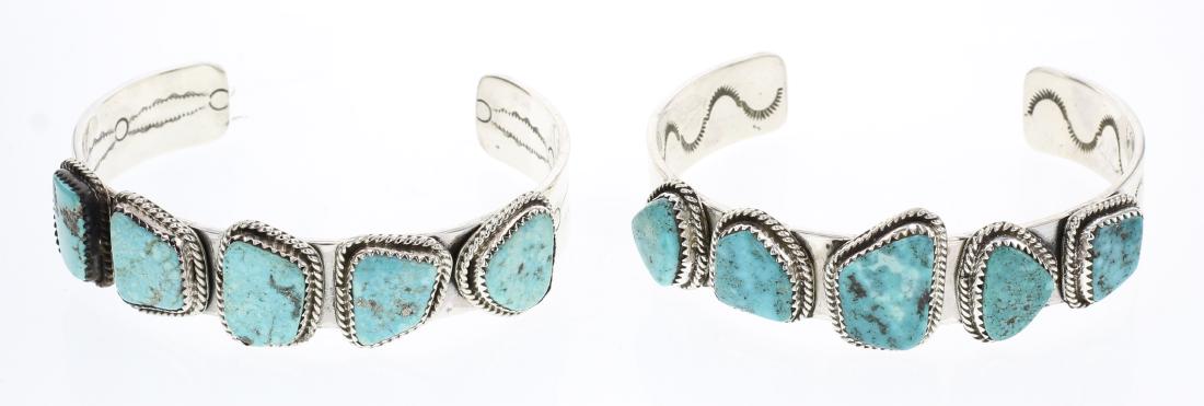 Jimmy Emerson Freeform Turquoise Bracelet Lot of Two (1 of 3)