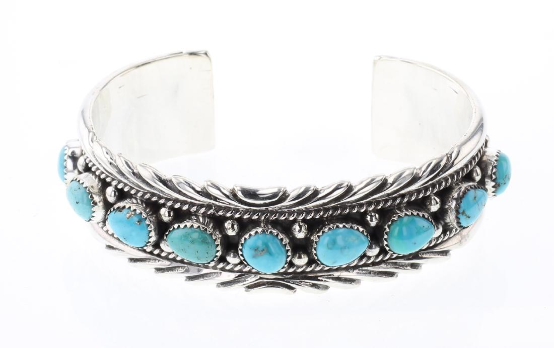 Garrison Boyd Turquoise Row Bracelet (1 of 3)