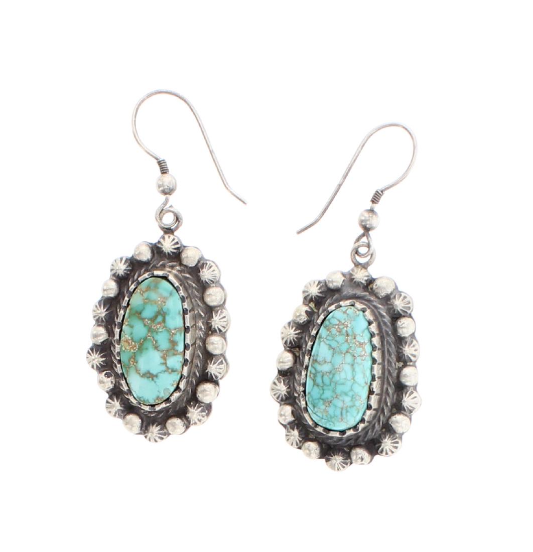 Carrico Lake Turquoise Vintage Earrings (1 of 2)
