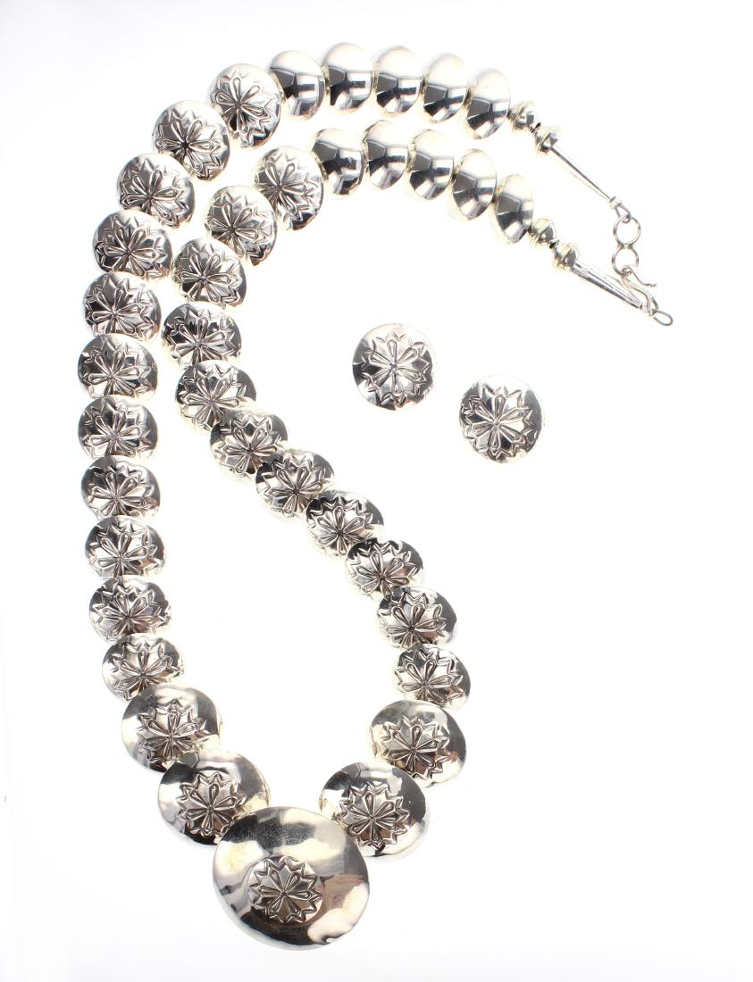 High Polish Handmade Double Sided Disc Necklace & (1 of 2)