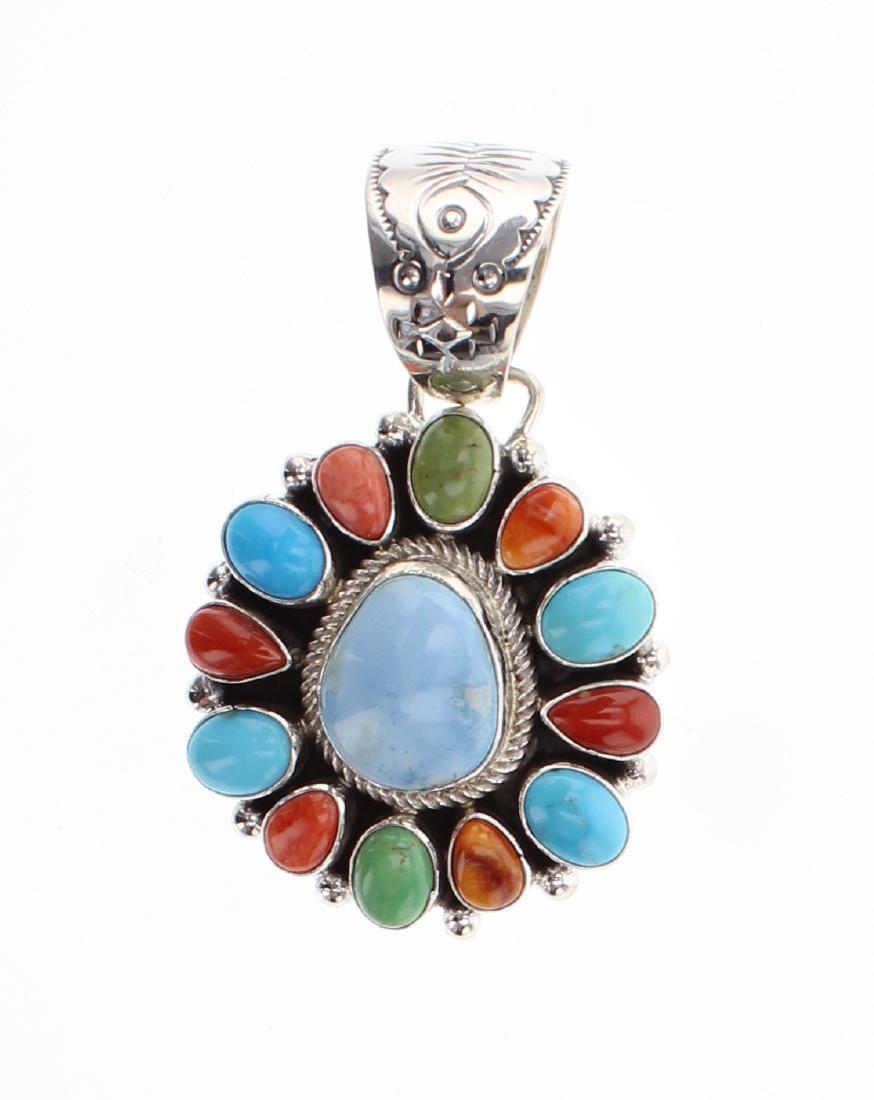 Kathleen Chavez Multi Stone Contemporary Pendant (1 of 2)
