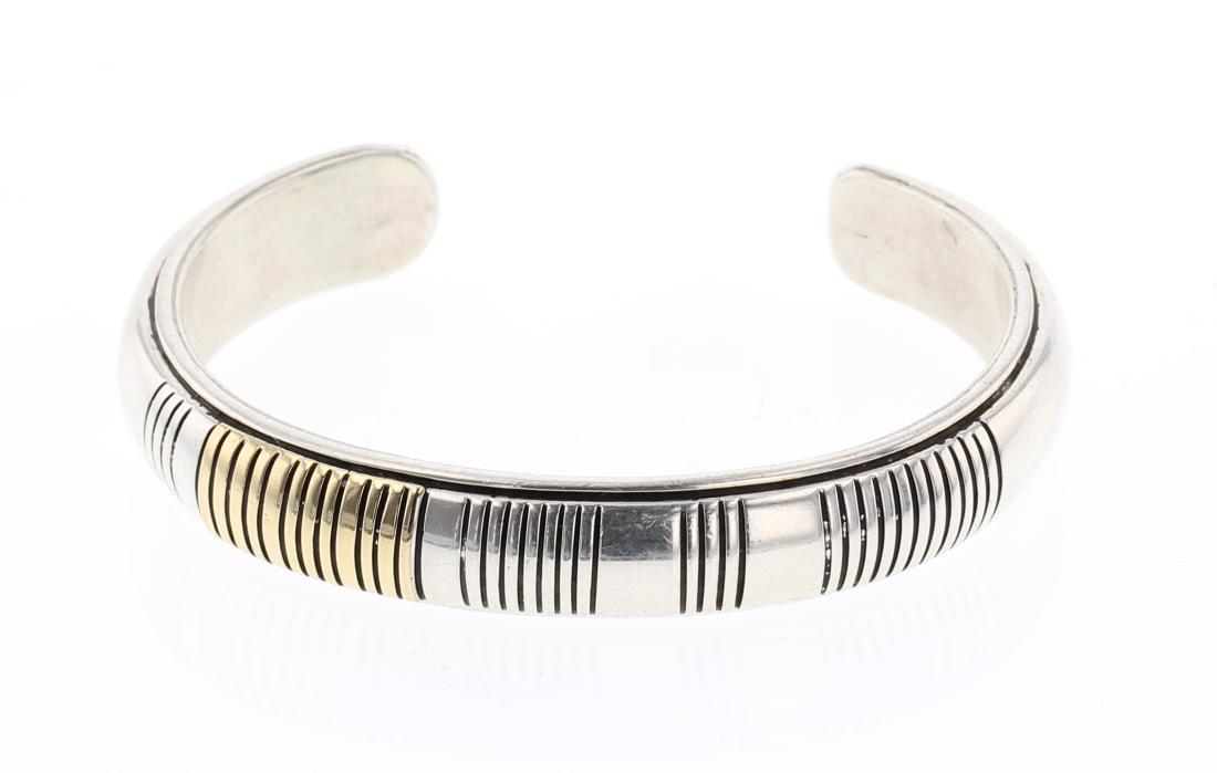 Johnathan Nez Etch & 14K Gold Overlay (1 of 3)