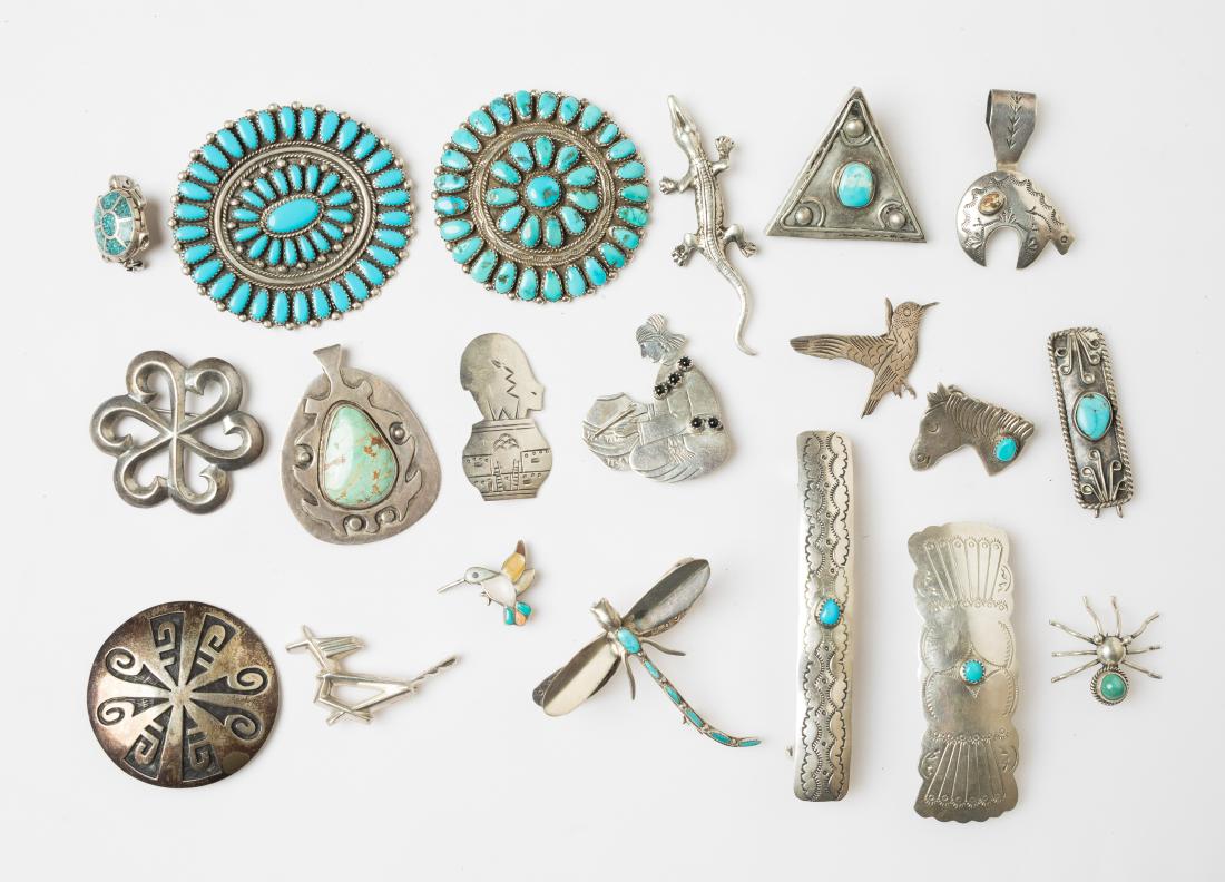 Old Pawn & Vintage Pins Large Lot of 20 Pins (1 of 2)