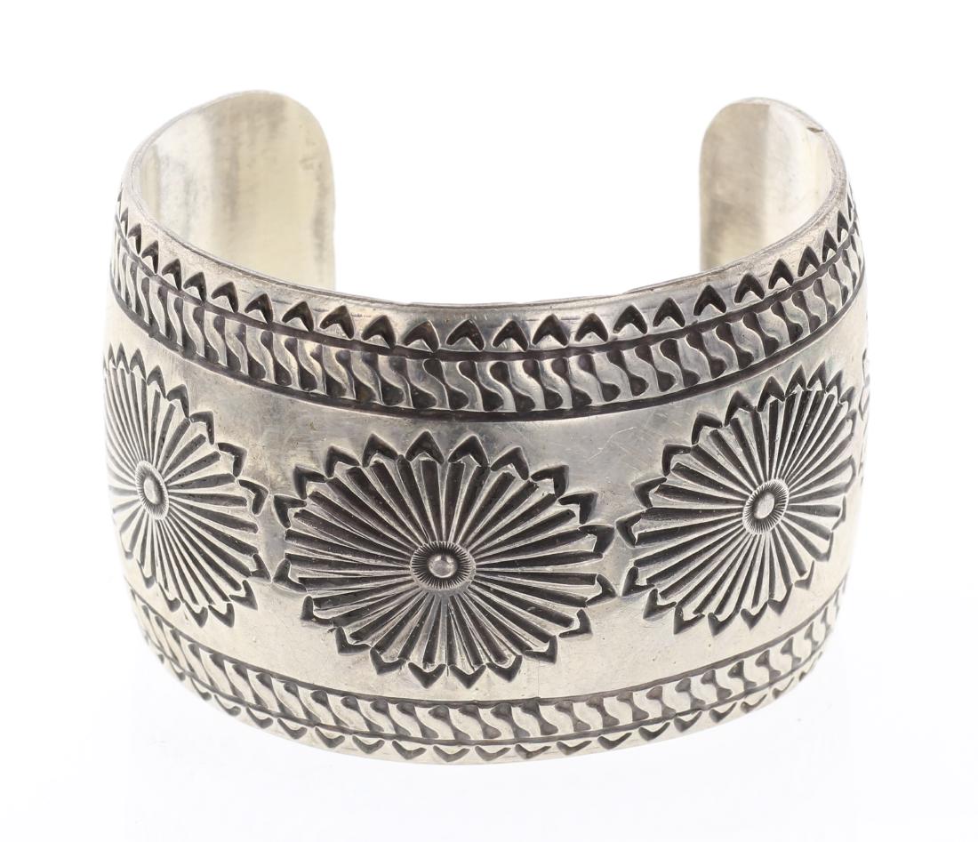 Old Pawn Geometric Design Cuff Bracelet (1 of 3)
