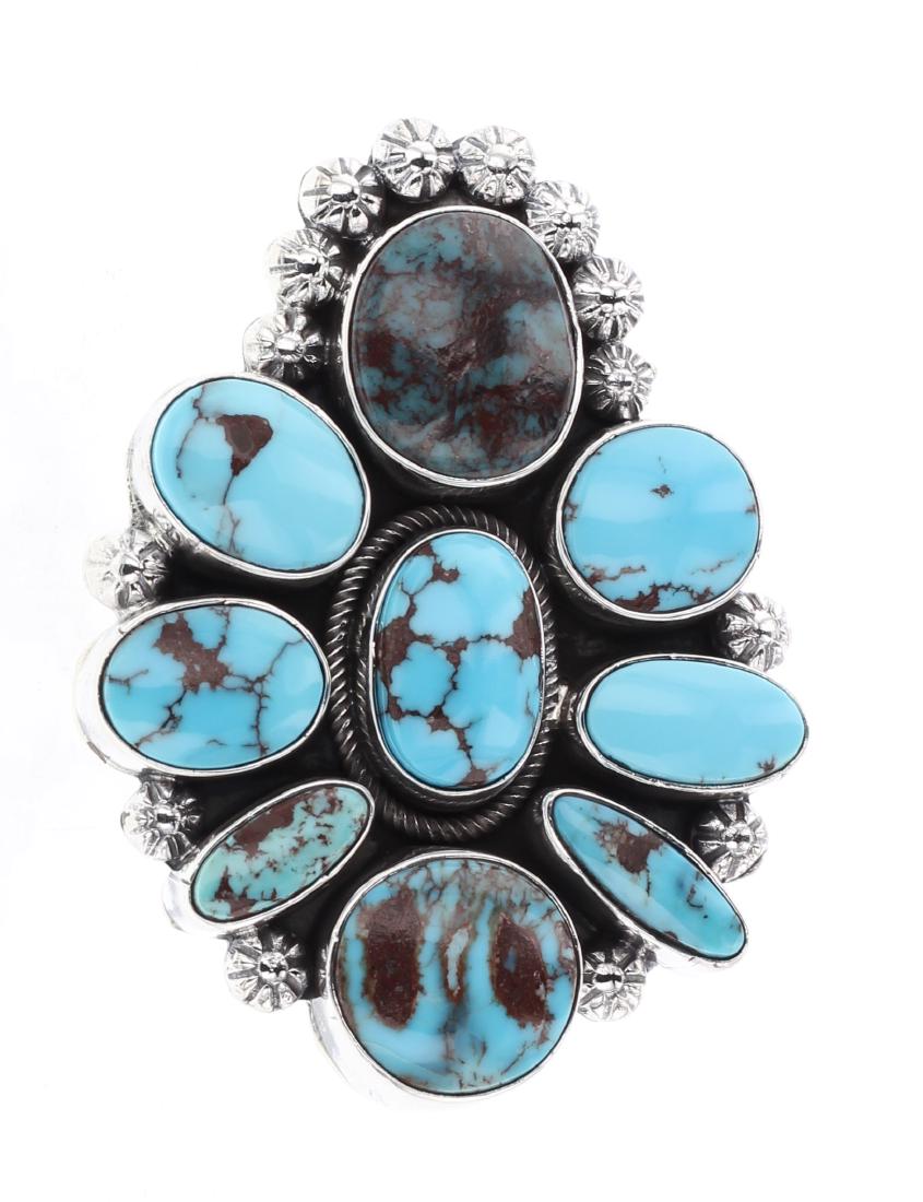Raymond Beard Egyptian Turquoise Contemporary Cluster (1 of 3)