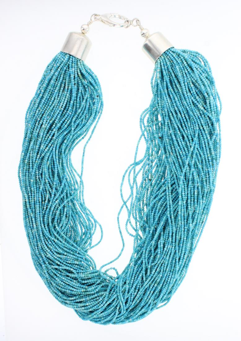 Kingman Turquoise Contemporary Micro Bead 100 Strand (1 of 2)