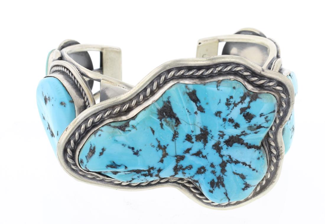 Jones Latome Old Pawn Sleeping Beauty Nugget Turquoise (1 of 3)