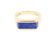 14K Gold Vintage Lapis Ring Kabana