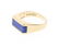 14K Gold Vintage Lapis Ring Kabana - 2
