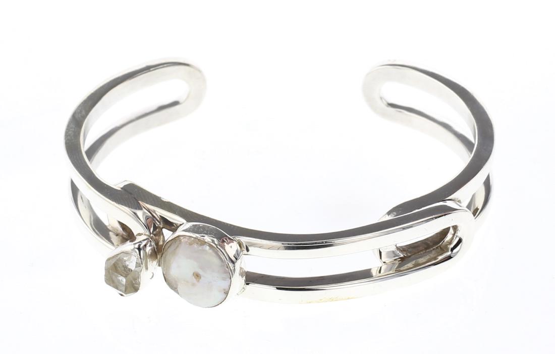 Vintage Lilly Barrack Opal & Quartz Bracelet (1 of 3)