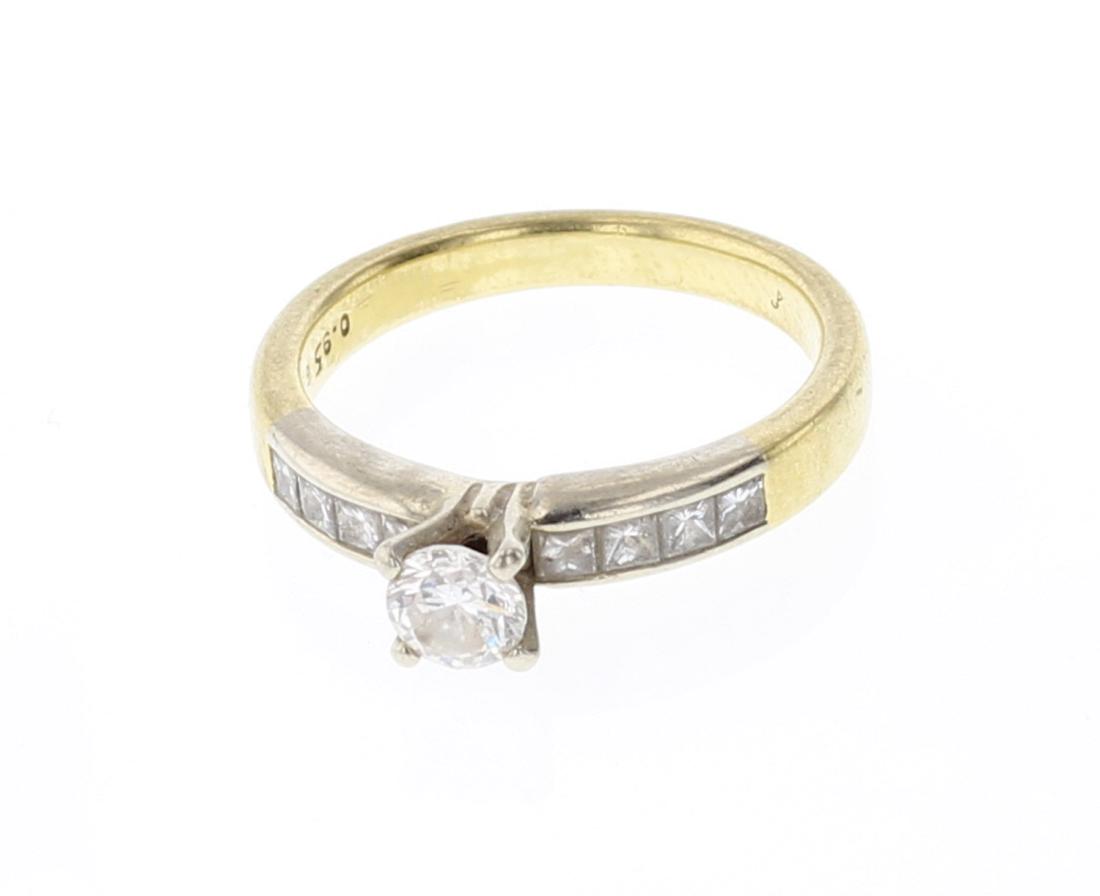 Vintage 10K Gold & Moissanite Ring (1 of 3)