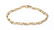 Vintage 14K Gold & Diamonds Link Bracelet