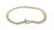 Vintage 14K Gold & Diamonds Link Bracelet - 2